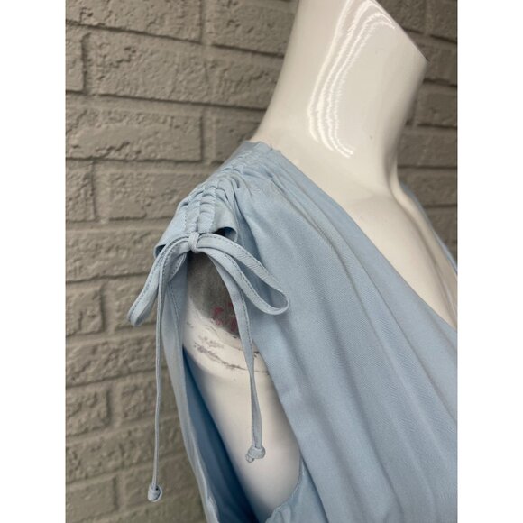 Scoop Women Color Block Cut-Out Tiered Sleeveless Maxi Dress Size M (8-10) - Picture 12 of 15